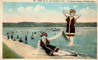 Toledo Beach - Old Post Card From Toledo Beach